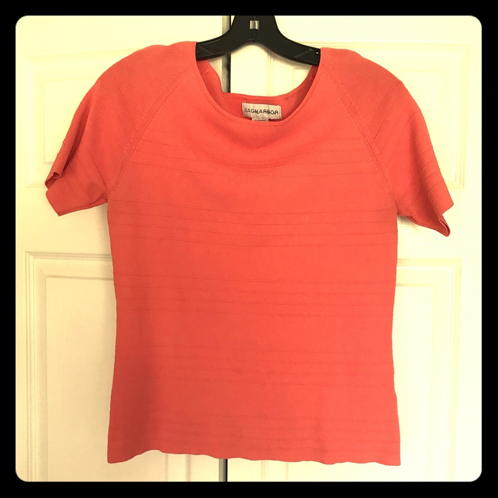 Peach Classy Vintage Top